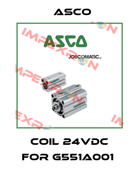 Coil 24VDC for G551A001  Asco