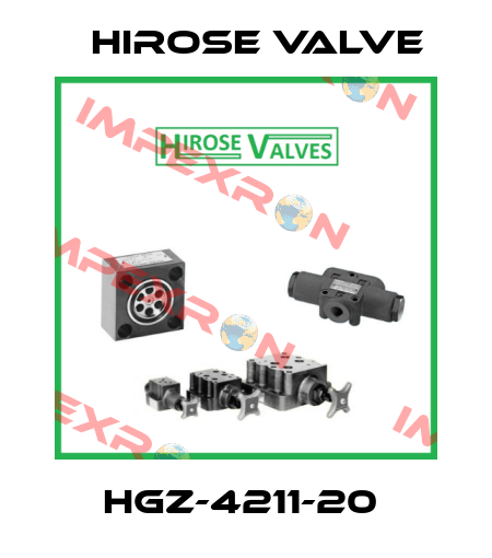 HGZ-4211-20  Hirose Valve