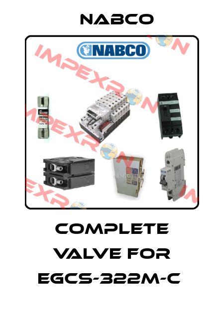 complete valve for EGCS-322M-C  Nabco