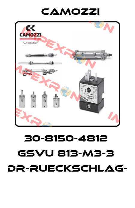 30-8150-4812  GSVU 813-M3-3  DR-RUECKSCHLAG-  Camozzi