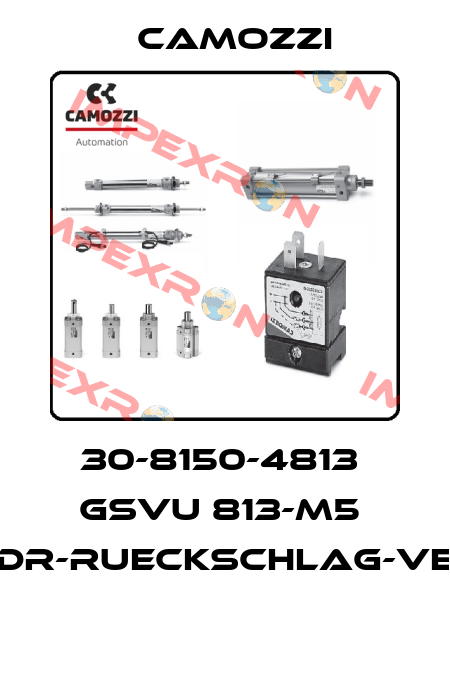 30-8150-4813  GSVU 813-M5  DR-RUECKSCHLAG-VE  Camozzi