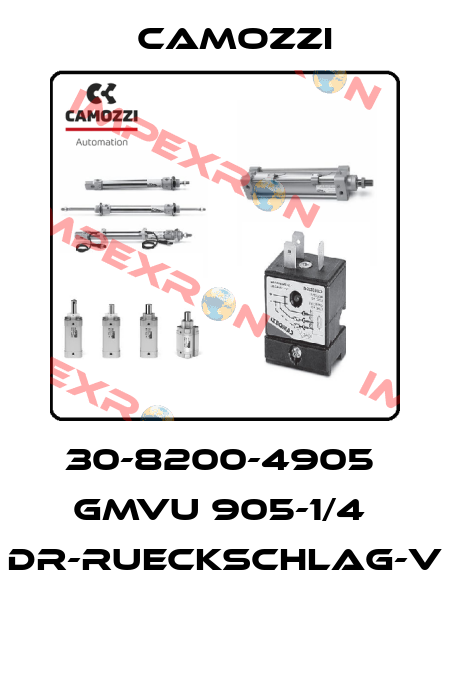 30-8200-4905  GMVU 905-1/4  DR-RUECKSCHLAG-V  Camozzi