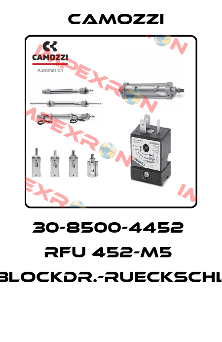 30-8500-4452  RFU 452-M5  BLOCKDR.-RUECKSCHL  Camozzi