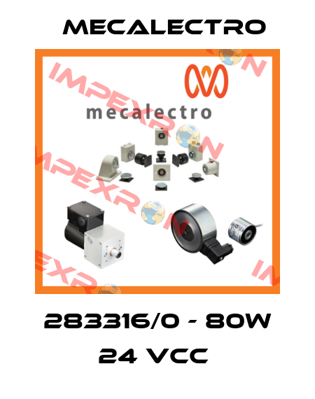 283316/0 - 80W 24 Vcc  Mecalectro