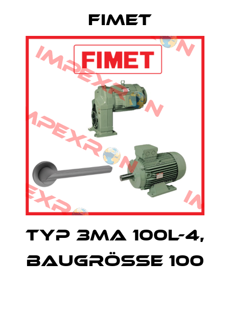 Typ 3MA 100L-4, Baugrösse 100  Fimet