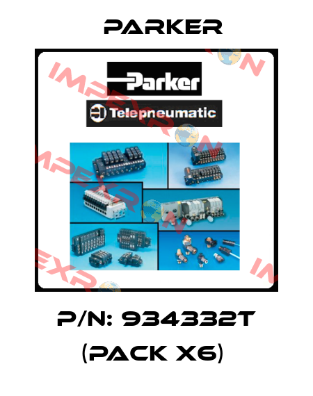 P/N: 934332T (pack x6)  Parker