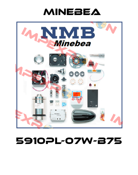 5910pl-07w-b75  Minebea