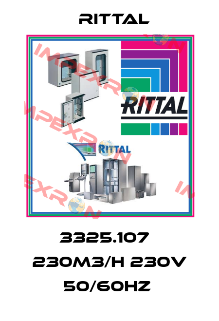 3325.107   230M3/H 230V 50/60HZ  Rittal