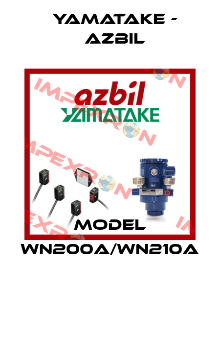Model WN200A/WN210A  Yamatake - Azbil