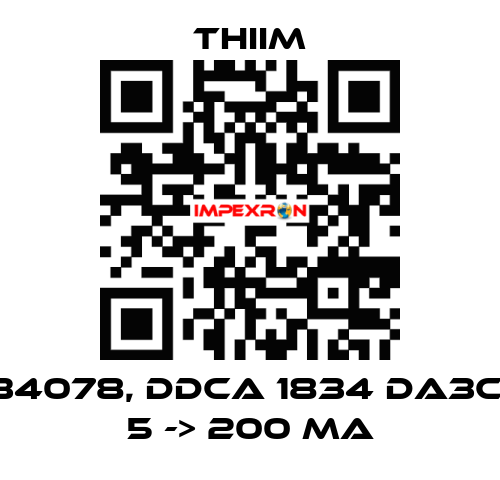 34078, DDCA 1834 DA3C, 5 -> 200 MA Thiim