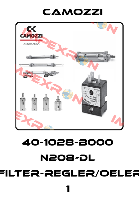 40-1028-B000  N208-DL  FILTER-REGLER/OELER 1  Camozzi