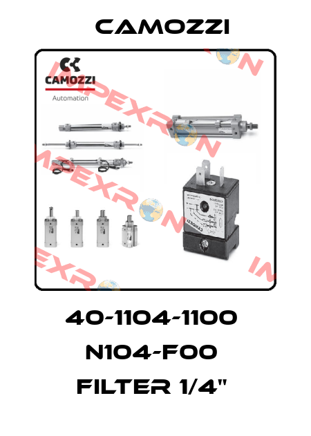 40-1104-1100  N104-F00  FILTER 1/4"  Camozzi