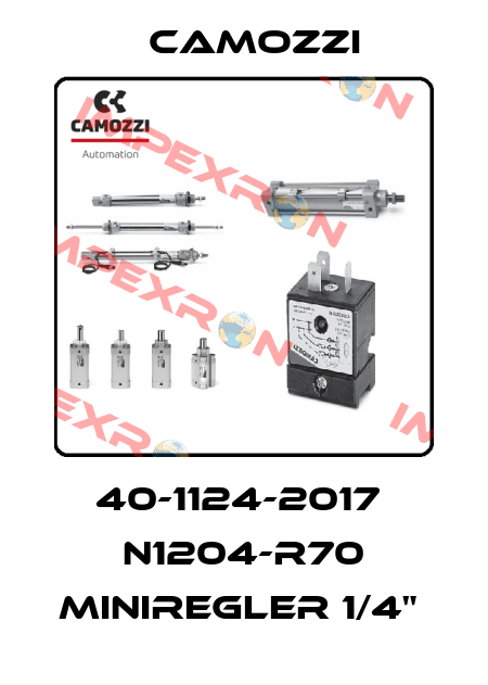 40-1124-2017  N1204-R70 MINIREGLER 1/4"  Camozzi
