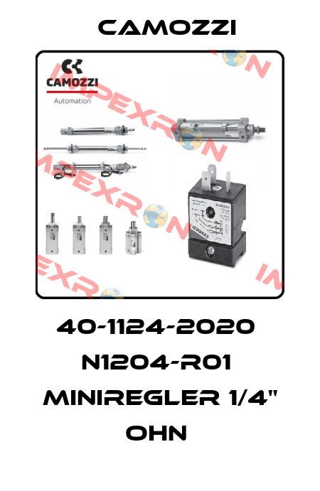40-1124-2020  N1204-R01  MINIREGLER 1/4" OHN  Camozzi