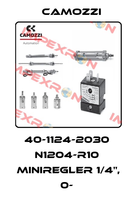 40-1124-2030  N1204-R10  MINIREGLER 1/4", 0-  Camozzi