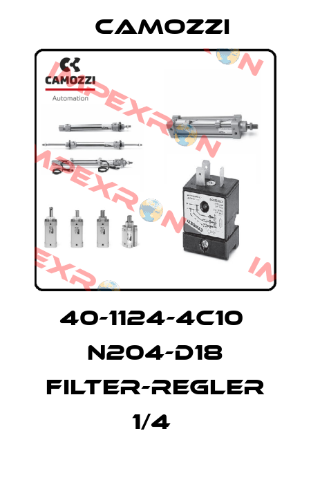 40-1124-4C10  N204-D18 FILTER-REGLER 1/4  Camozzi