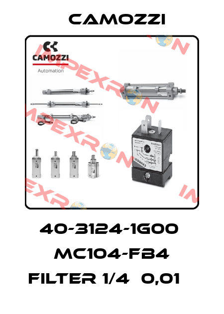 40-3124-1G00  MC104-FB4 FILTER 1/4  0,01µ  Camozzi