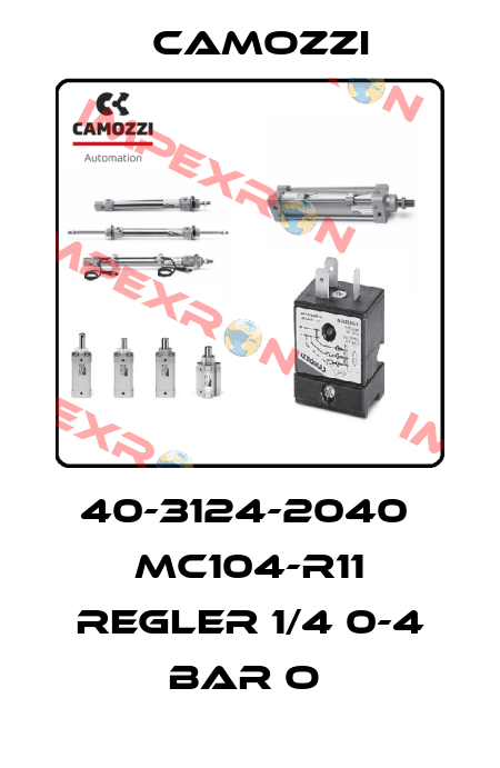 40-3124-2040  MC104-R11 REGLER 1/4 0-4 BAR O  Camozzi