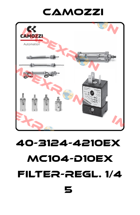 40-3124-4210EX  MC104-D10EX FILTER-REGL. 1/4 5  Camozzi