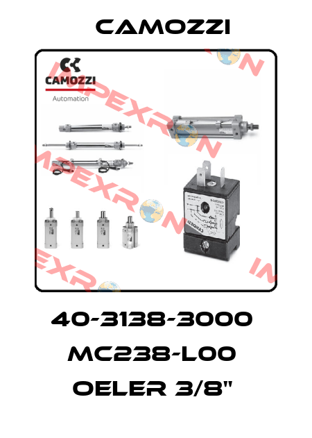 40-3138-3000  MC238-L00  OELER 3/8"  Camozzi