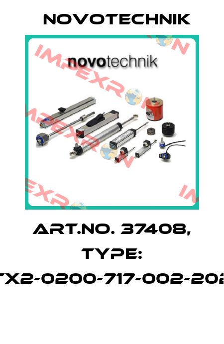 Art.No. 37408, Type: TX2-0200-717-002-202  Novotechnik