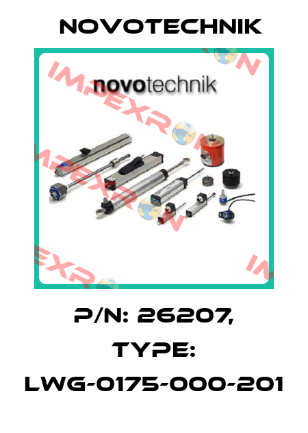 p/n: 26207, Type: LWG-0175-000-201 Novotechnik