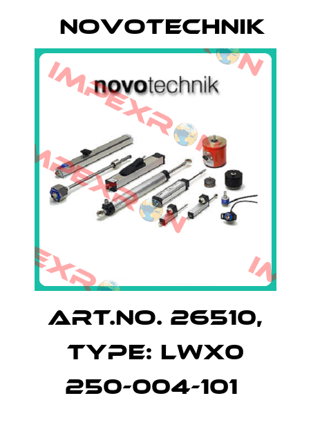 Art.No. 26510, Type: LWX0 250-004-101  Novotechnik