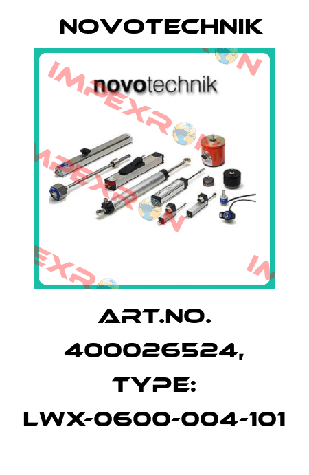 Art.No. 400026524, Type: LWX-0600-004-101 Novotechnik