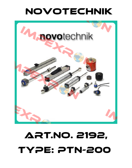 Art.No. 2192, Type: PTN-200  Novotechnik