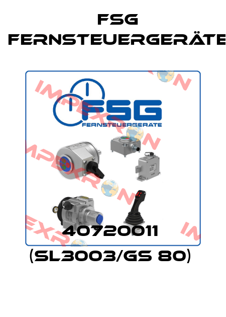 40720011  (SL3003/GS 80)  FSG Fernsteuergeräte