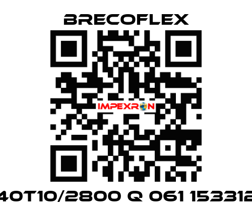 40T10/2800 Q 061 153312  Brecoflex