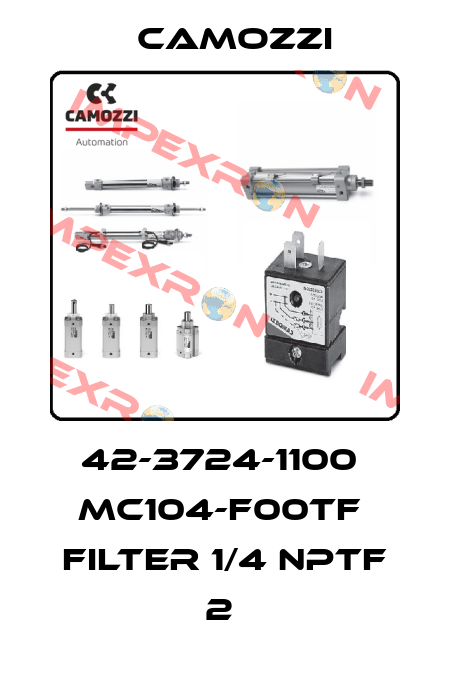 42-3724-1100  MC104-F00TF  FILTER 1/4 NPTF 2  Camozzi