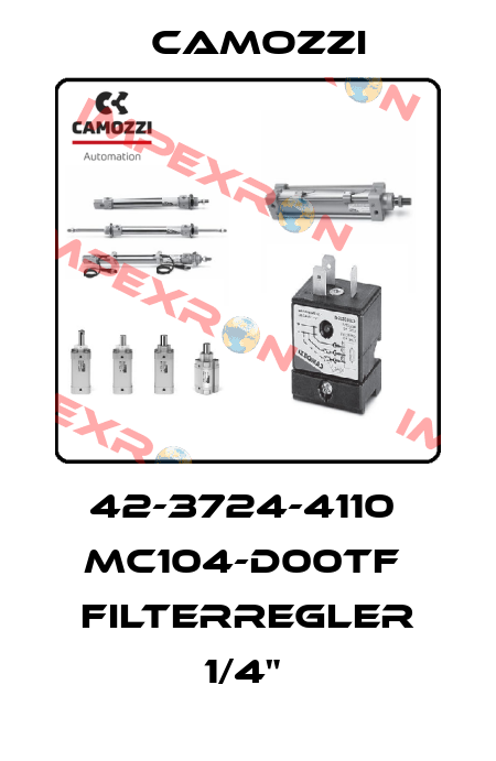 42-3724-4110  MC104-D00TF  FILTERREGLER 1/4"  Camozzi