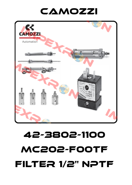 42-3802-1100  MC202-F00TF  FILTER 1/2" NPTF  Camozzi