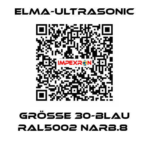 Größe 30-blau RAL5002 Narb.8  elma-ultrasonic
