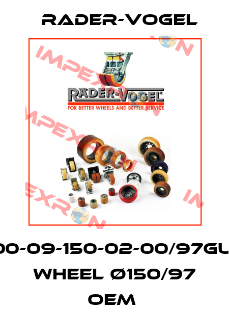 3000-09-150-02-00/97Guide Wheel Ø150/97 oem  Rader-Vogel