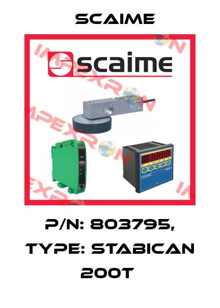 P/N: 803795, Type: STABICAN 200t  Scaime