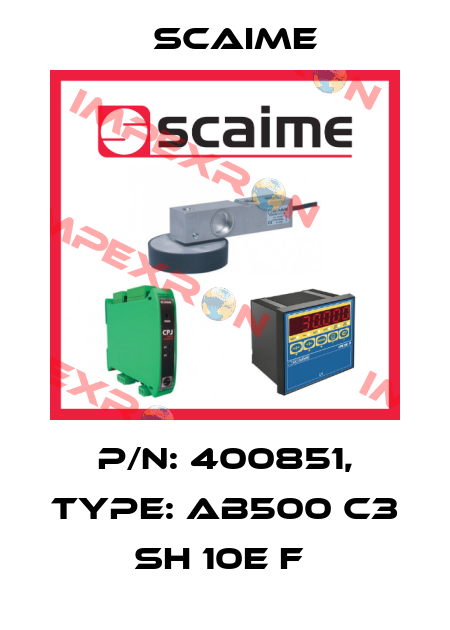 P/N: 400851, Type: AB500 C3 SH 10e F  Scaime