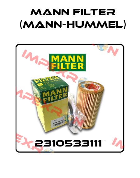 2310533111  Mann Filter (Mann-Hummel)