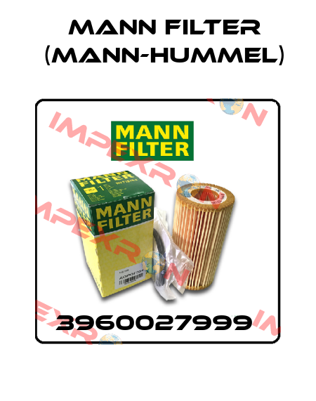 3960027999  Mann Filter (Mann-Hummel)