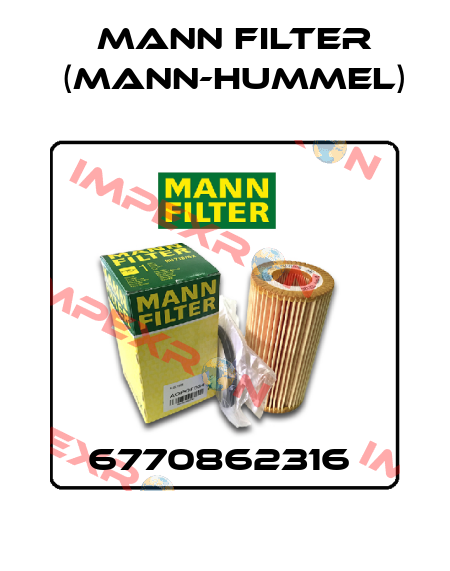 6770862316  Mann Filter (Mann-Hummel)