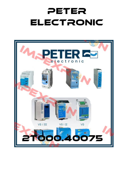 2T000.40075  Peter Electronic