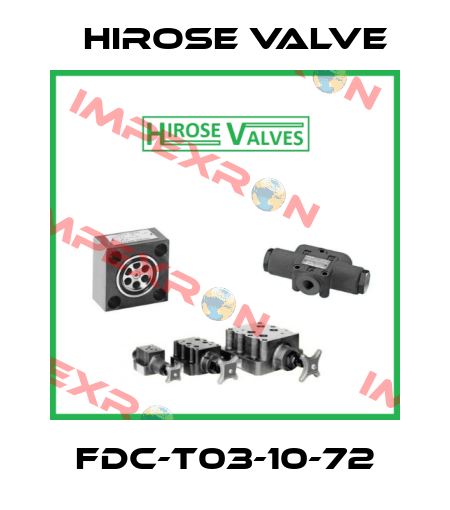 FDC-T03-10-72 Hirose Valve