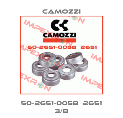 50-2651-0058  2651 3/8 Camozzi