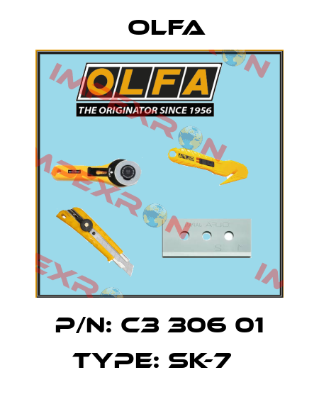 P/N: C3 306 01 Type: SK-7   Olfa