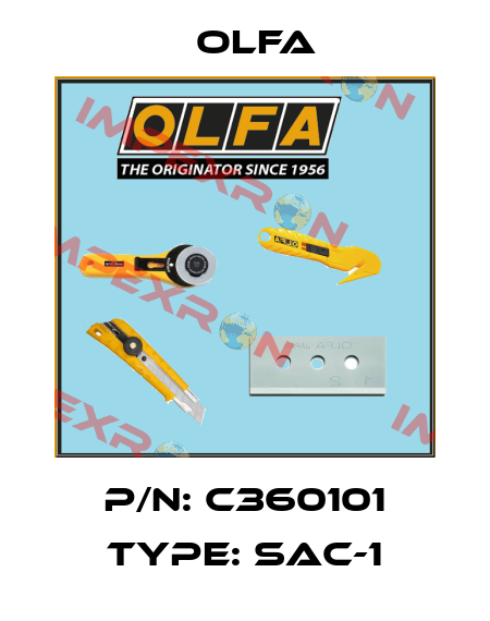 P/N: C360101 Type: SAC-1 Olfa