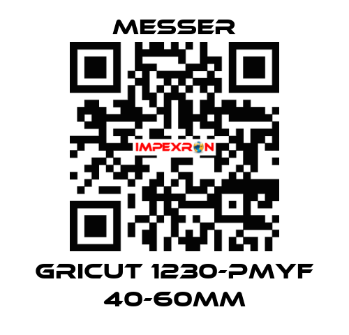 Gricut 1230-PMYF 40-60mm Messer