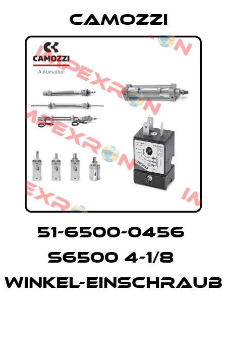 51-6500-0456  S6500 4-1/8  WINKEL-EINSCHRAUB  Camozzi