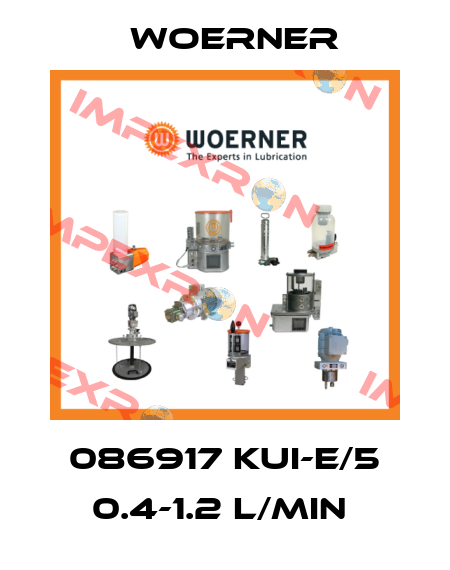 086917 KUI-E/5 0.4-1.2 L/MIN  Woerner