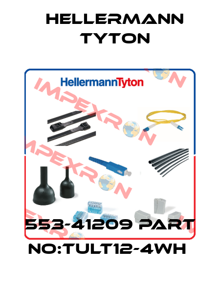 553-41209 PART NO:TULT12-4WH  Hellermann Tyton